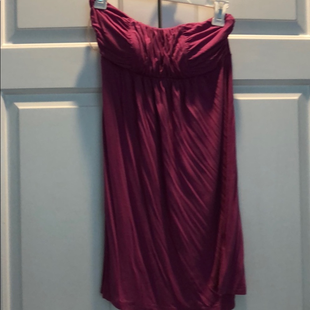 Strapless summer dress